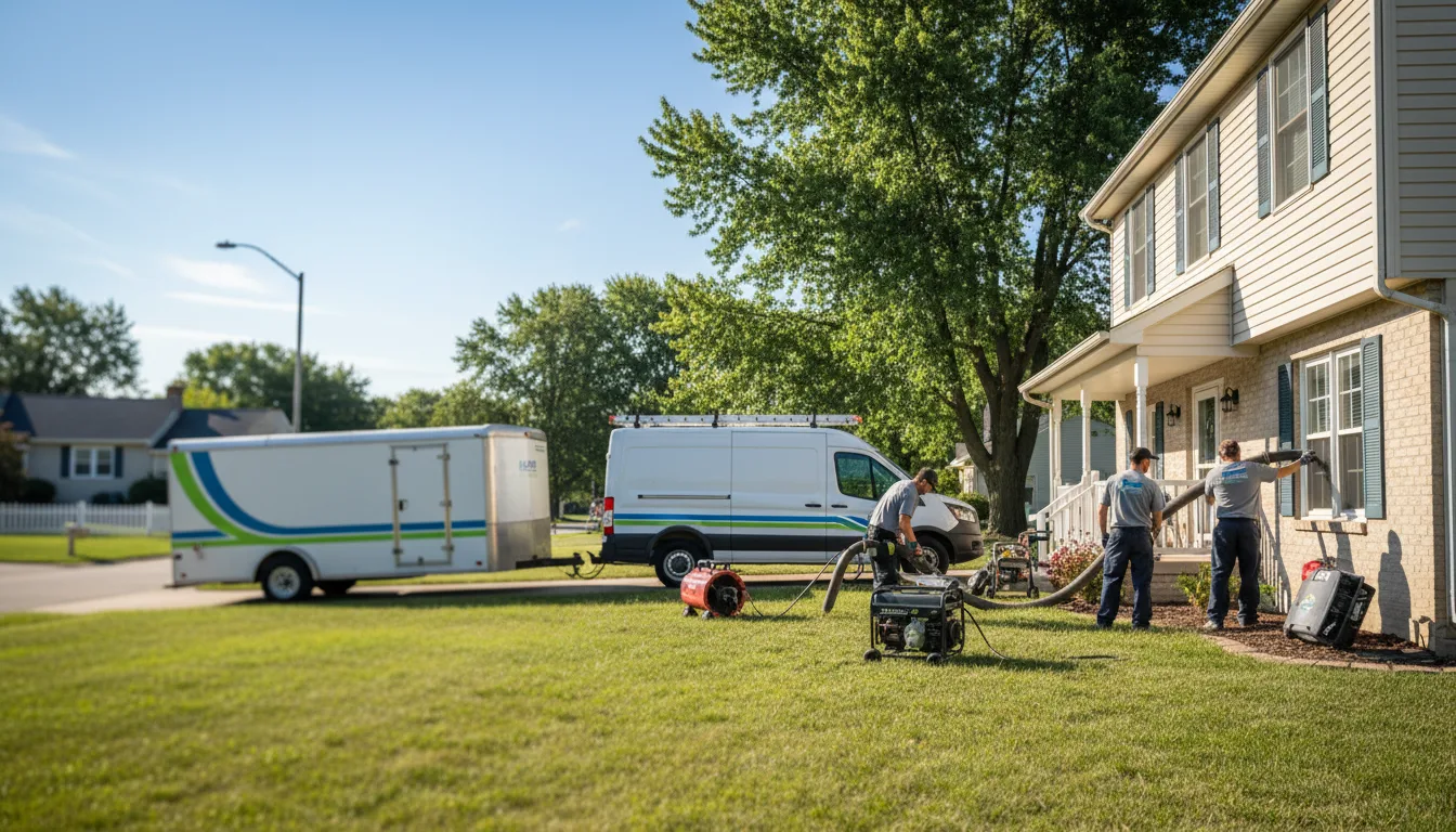 Flooded Basement Restoration And Cleanup With Repair in Halbur, IA near me